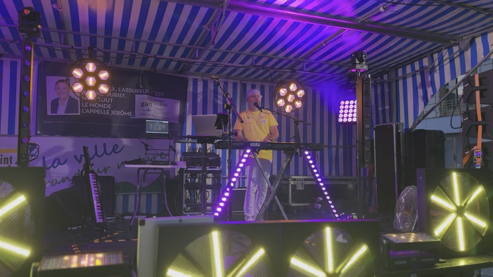 La scène en live — photo Chatycov Events